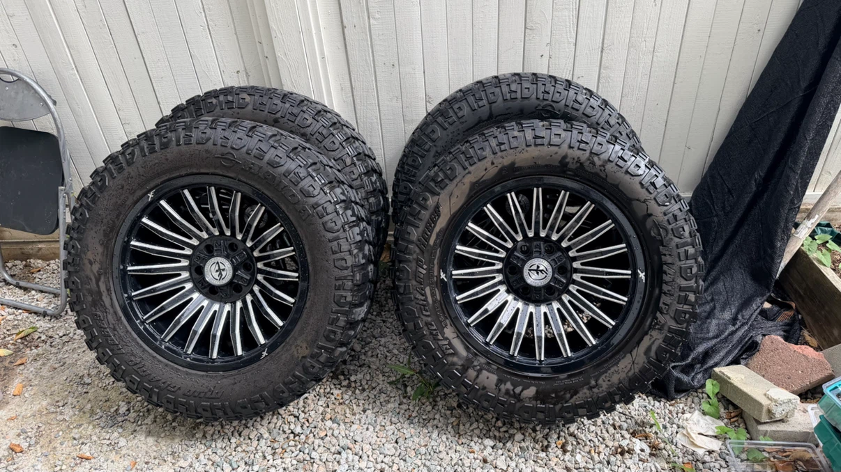 Set of 4 xf offroad  Wheels and Tires - photo 5