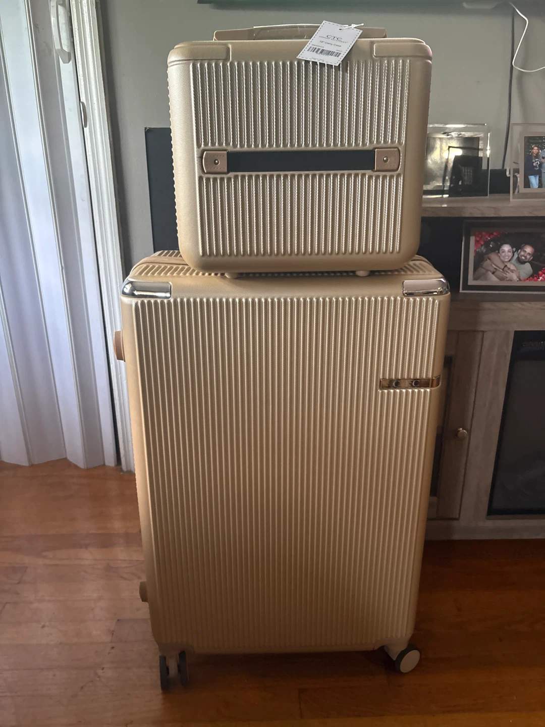 Champagne Gold Luggage Set