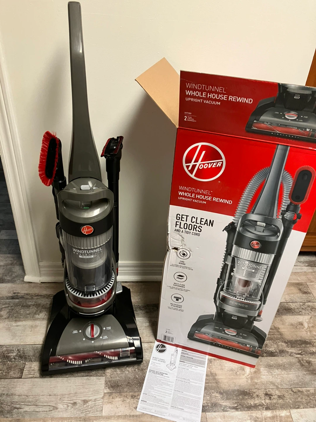 Hoover WindTunnel Whole House Rewind Upright Vacuum