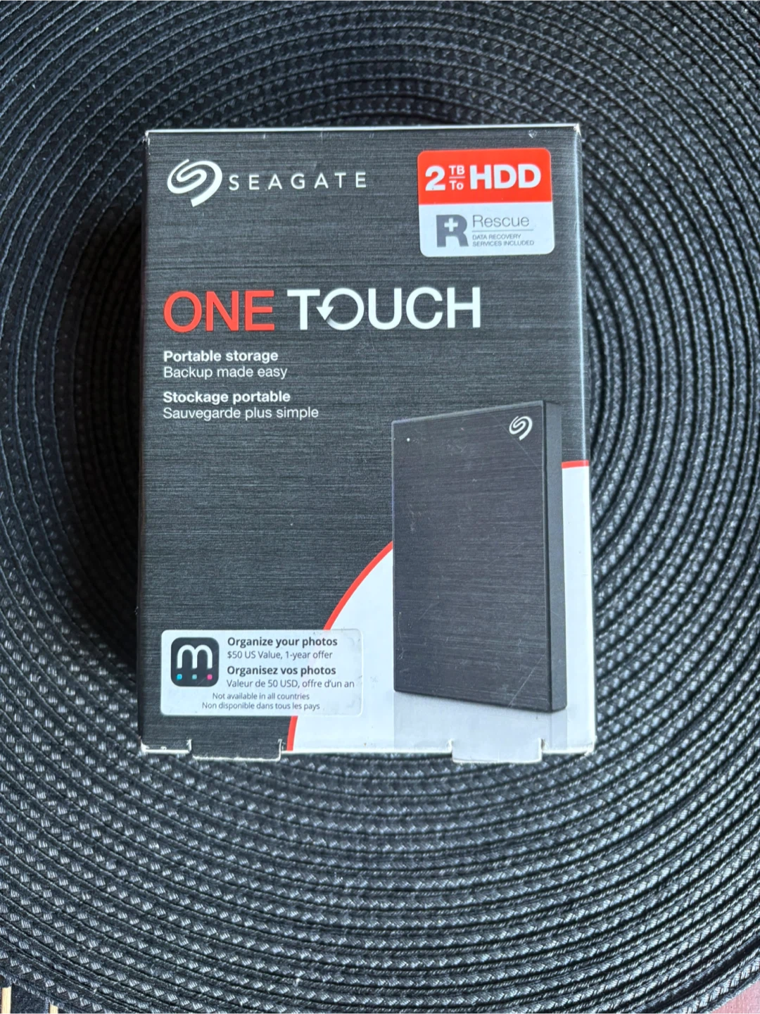 Seagate One Touch 2TB HDD Portable External Hard Drive