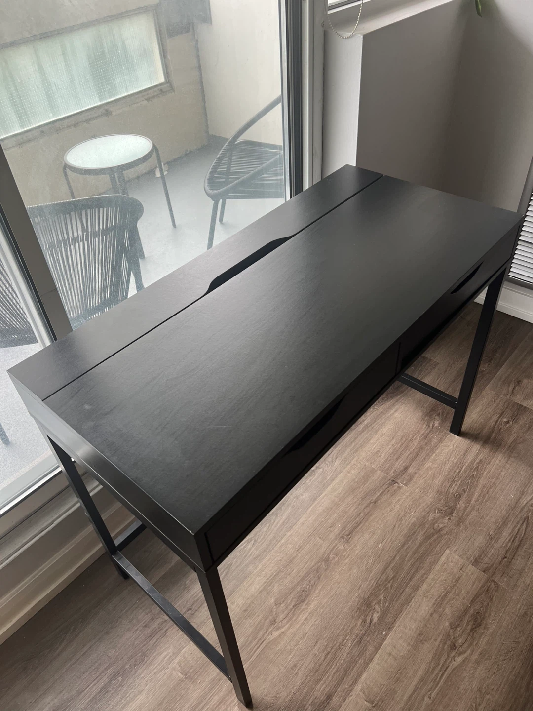 Black Desk with Drawers - photo 3