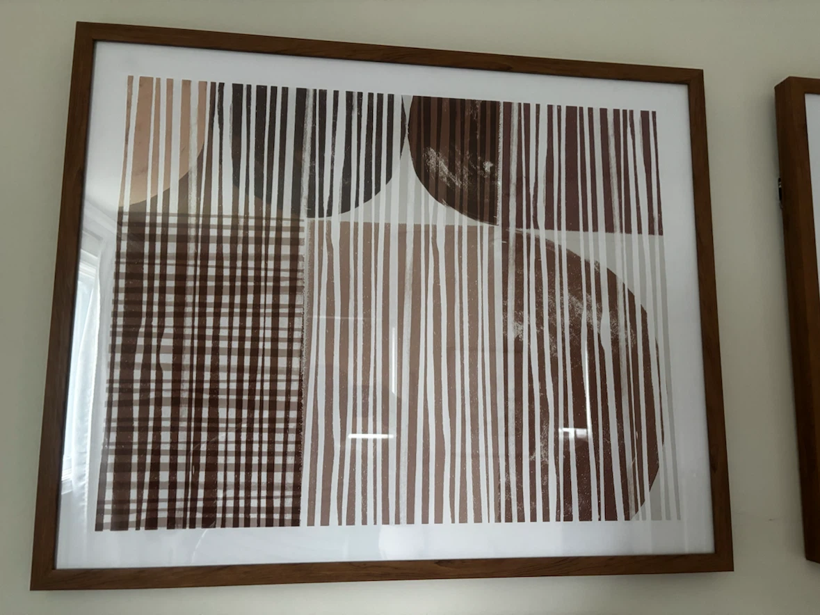 Framed Abstract Artwork (2) - photo 5