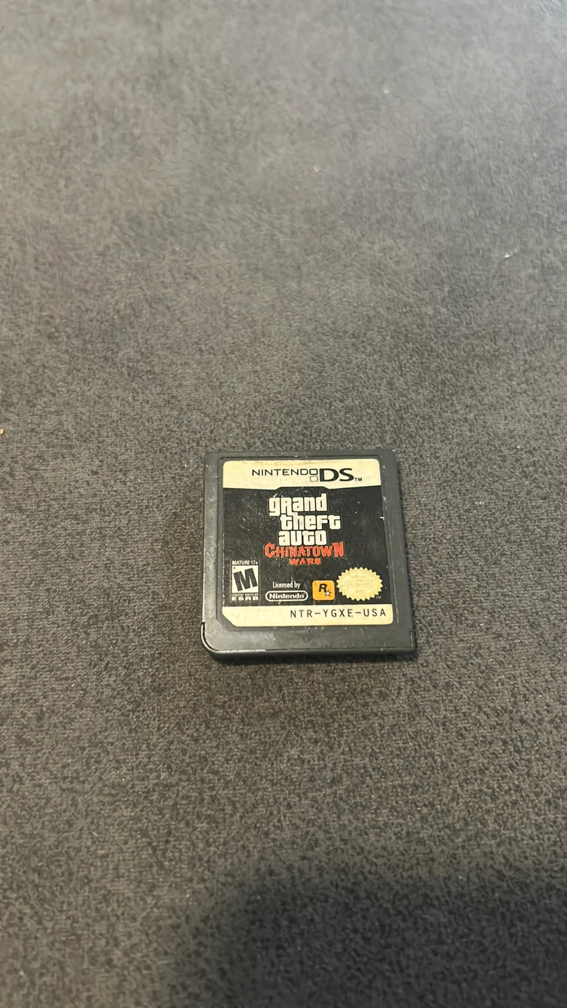 Nintendo DS Grand Theft Auto Chinatown Wars Game Cartridge