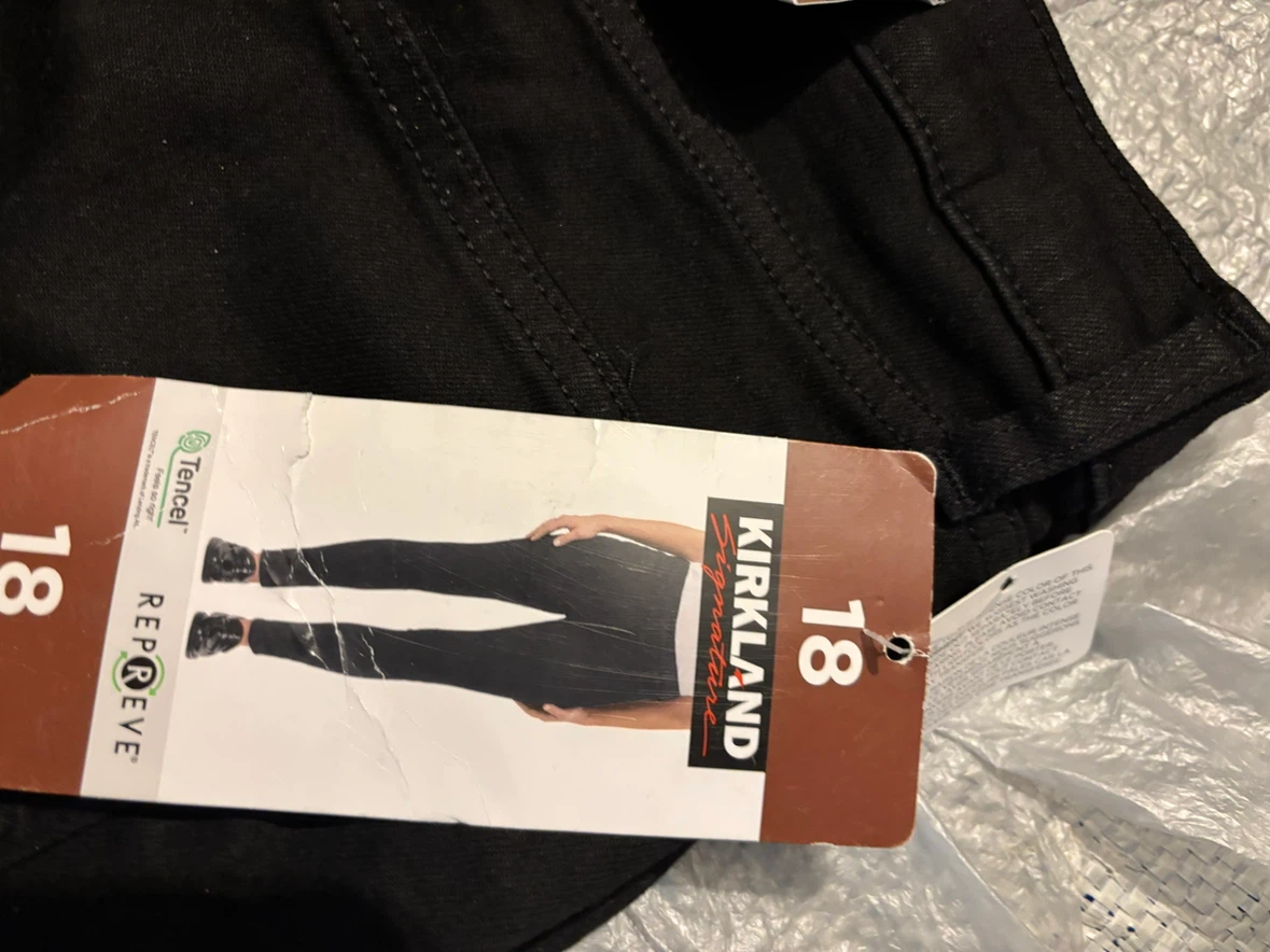 Kirkland Signature High-Rise Skinny Jeans - Black, Size 18 - photo 2