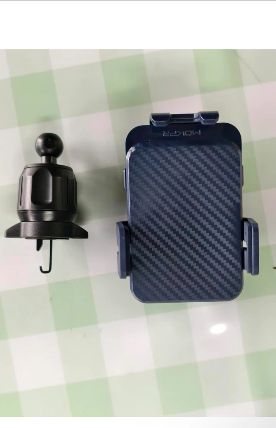 Wireless Car Charger Mount - Dark Black - photo 3