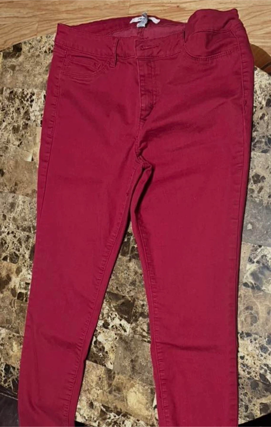 Refuge Red Skinny Jeans Size 12