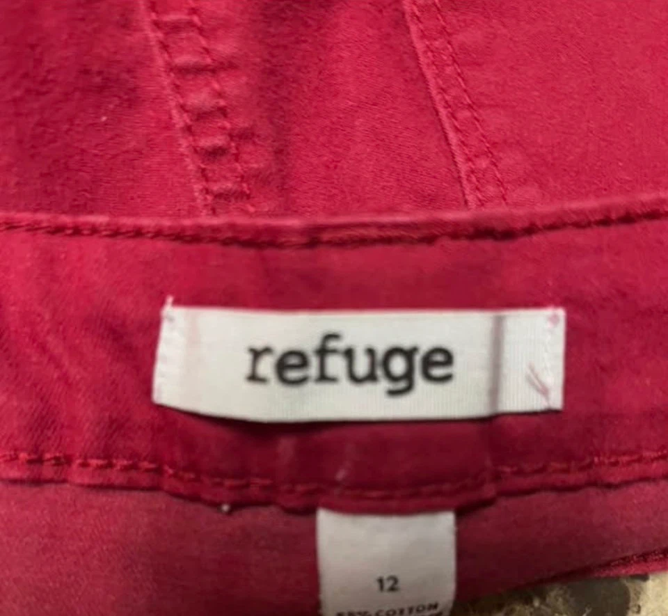 Refuge Red Skinny Jeans Size 12 - photo 3