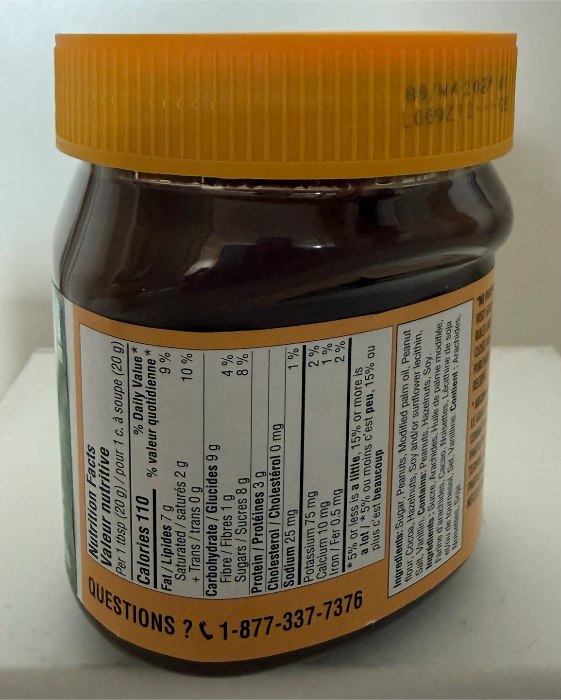 Nutella Peanut Spread with Cocoa-2 Sealed Jars-Exp. March 2027 - photo 3