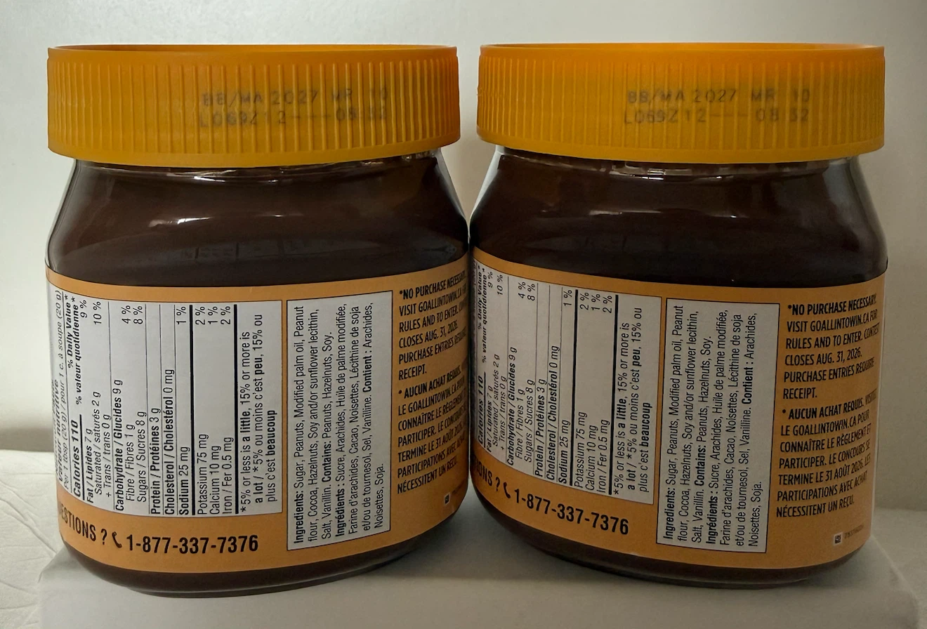 Nutella Peanut Spread with Cocoa-2 Sealed Jars-Exp. March 2027 - photo 4