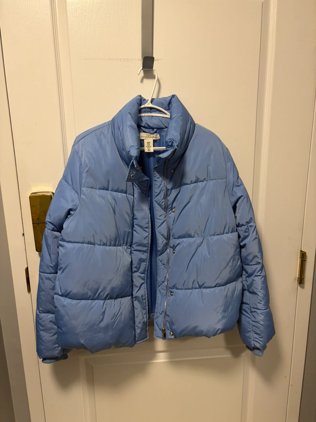 Puffer Jacket Light Blue