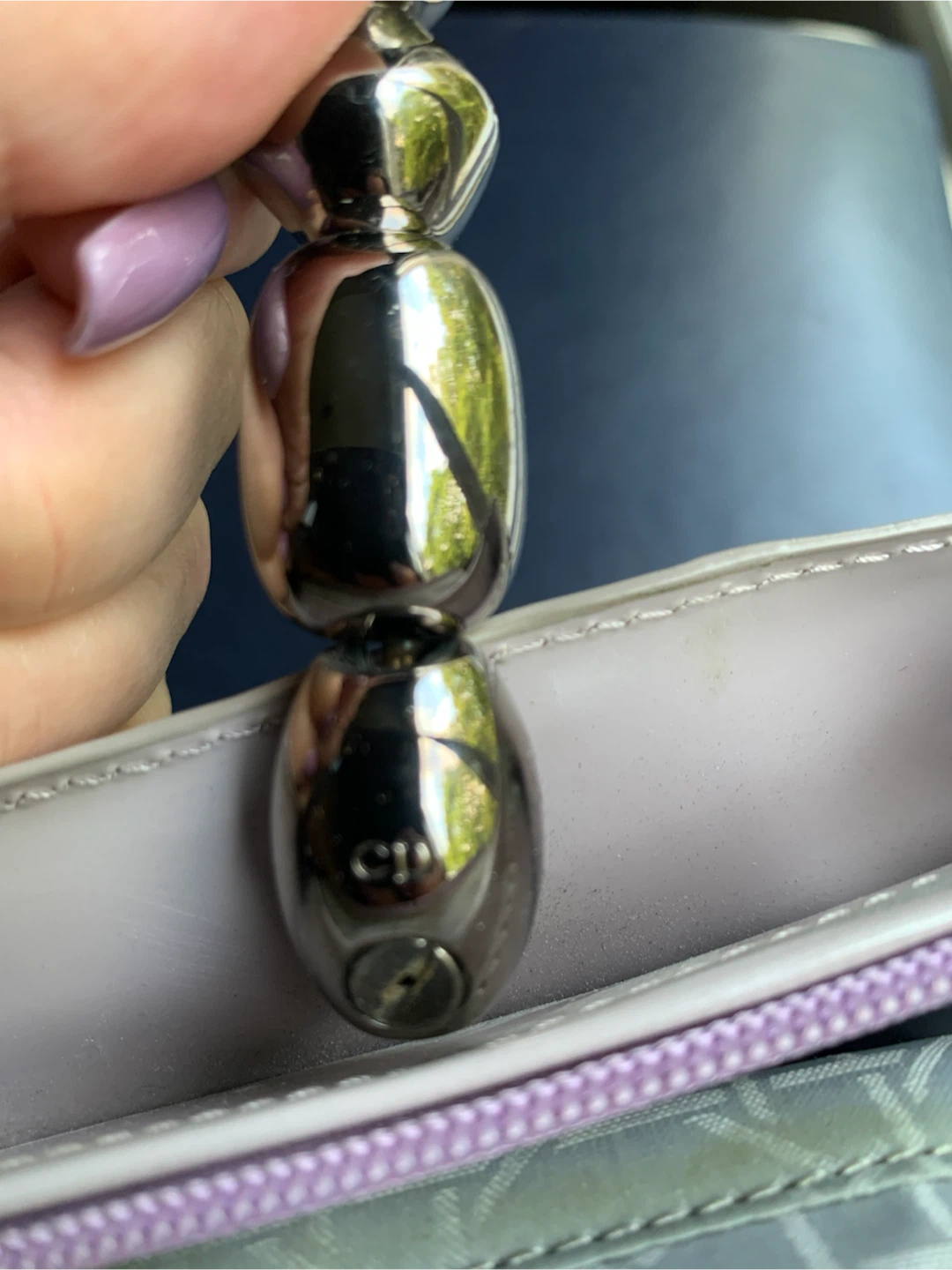 Christian Dior patent leather handbag - photo 5