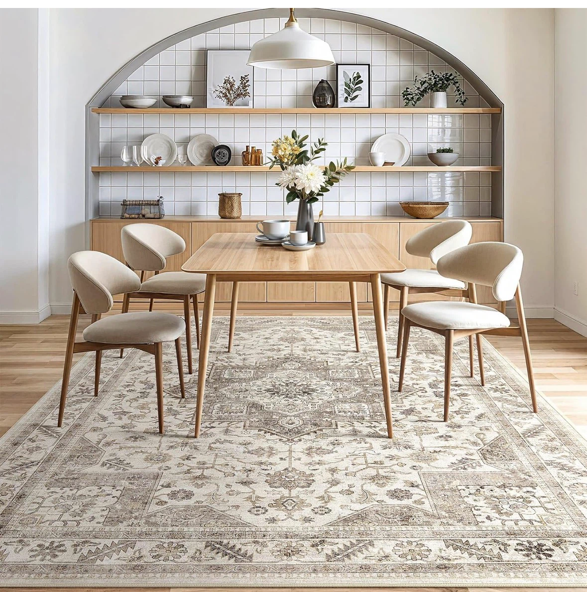 Persian Style Area Rug - Neutral Tones - photo 2