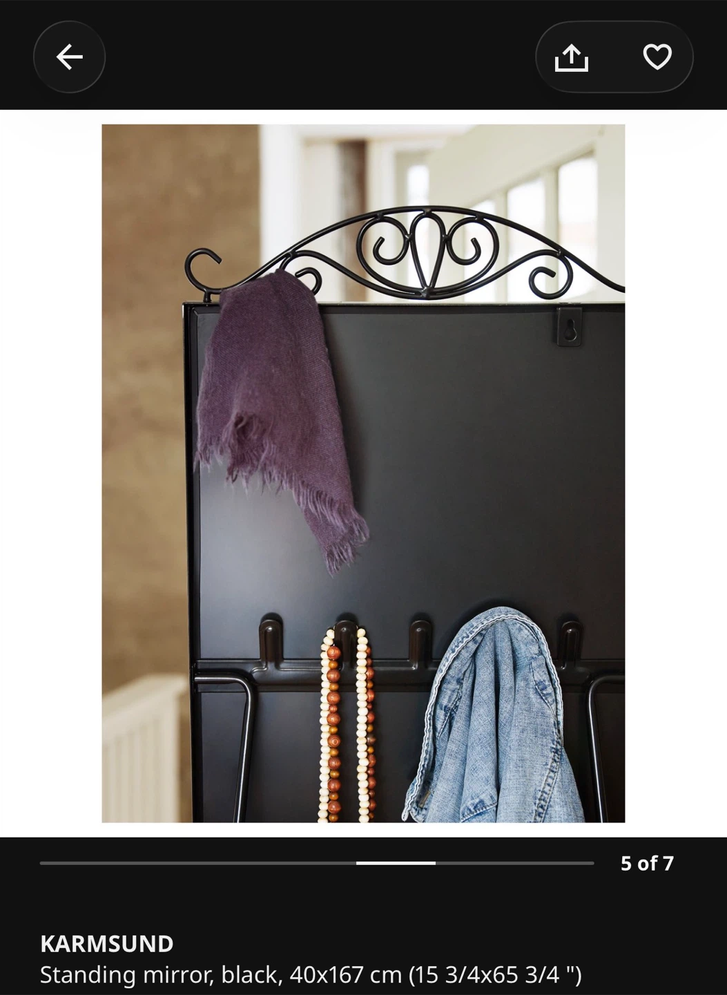 Moving out sell! IKEA KARMSUND Standing Mirror - photo 2