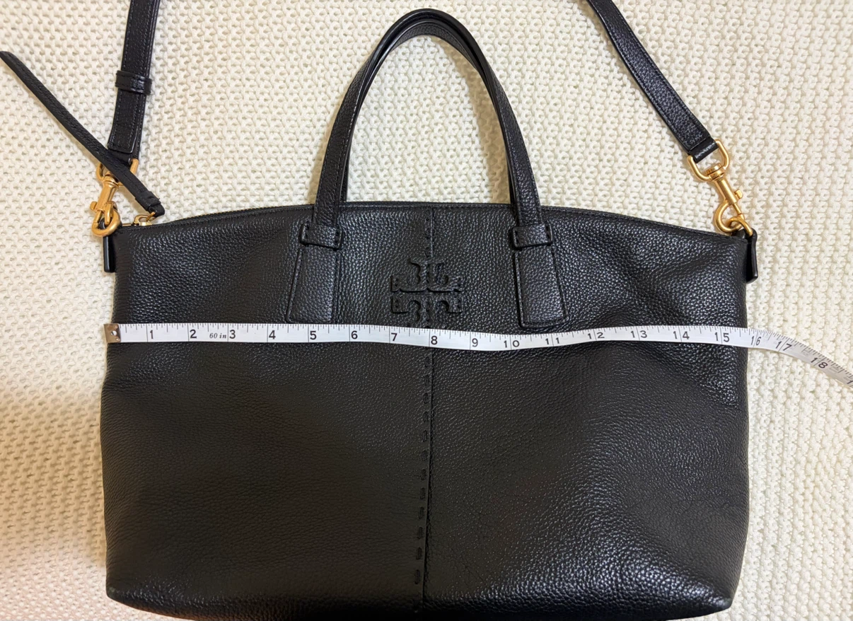 Tory Burch  McGraw Top-Zip Satchel Bag Black - photo 4