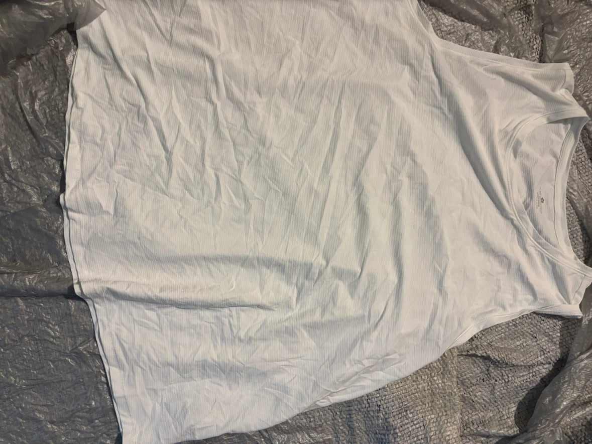 NWOT Tuff Athletics White Tank Top XXL