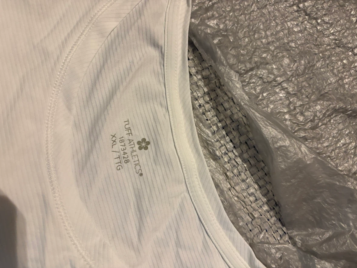 NWOT Tuff Athletics White Tank Top XXL - photo 3