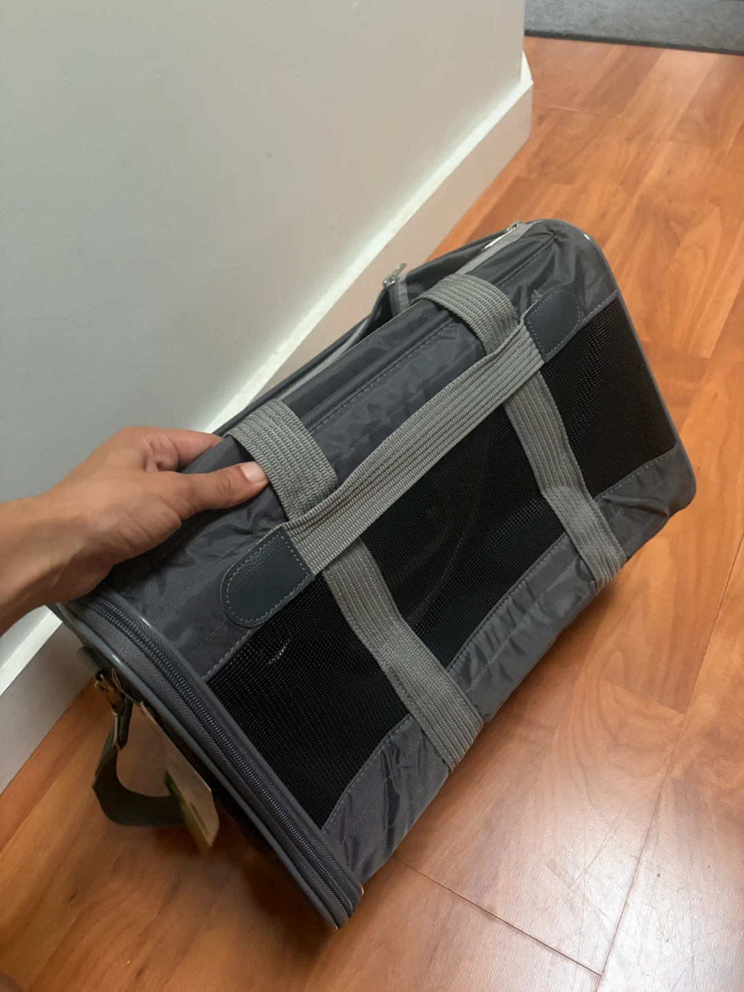 Sherpa Original Deluxe Pet Carrier Bag - Charcoal, Medium - photo 3