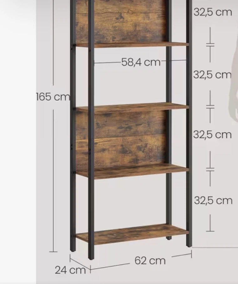 Industrial Corner Bar Cabinet with Wine Rack - photo 2
