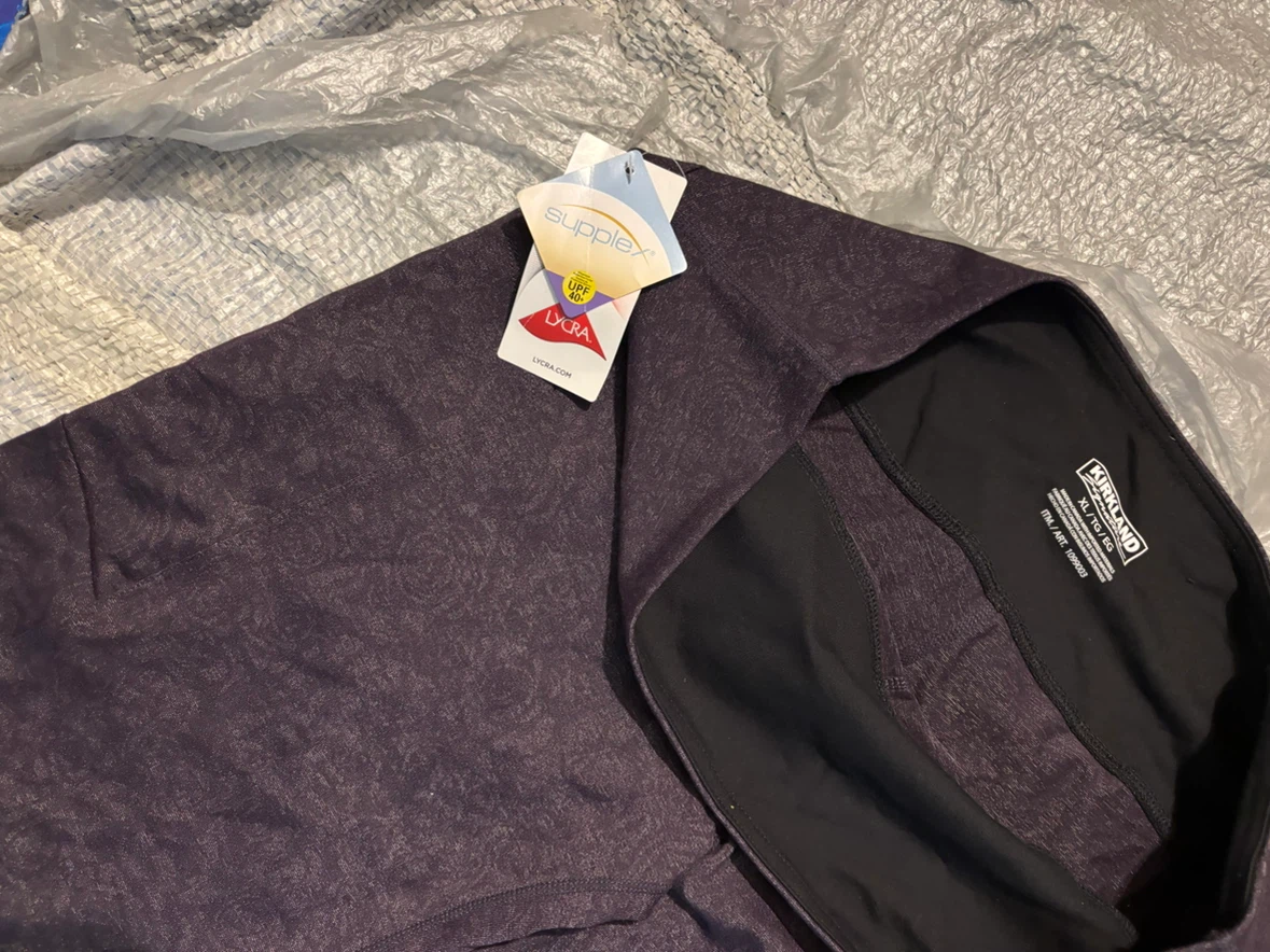 NWOT Kirkland Signature Women's Leggings XL Purple - photo 3
