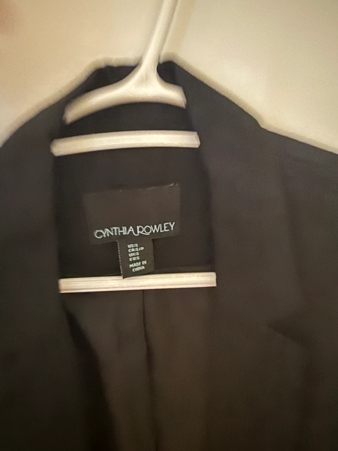 Cynthia Rowley Black Sleeveless Blazer - photo 2