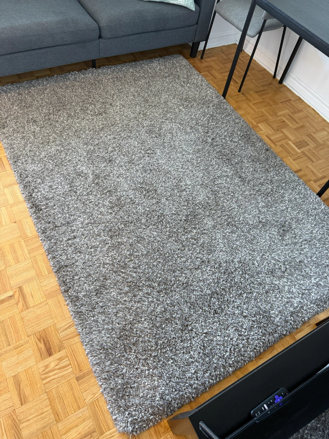 Grey Shag Rug