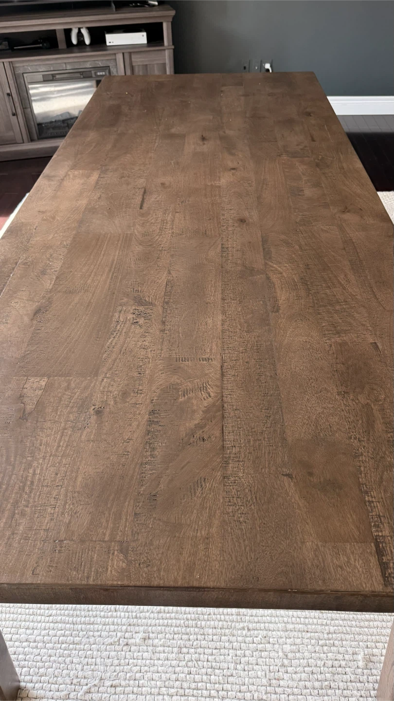 Dark Wood Dining Table