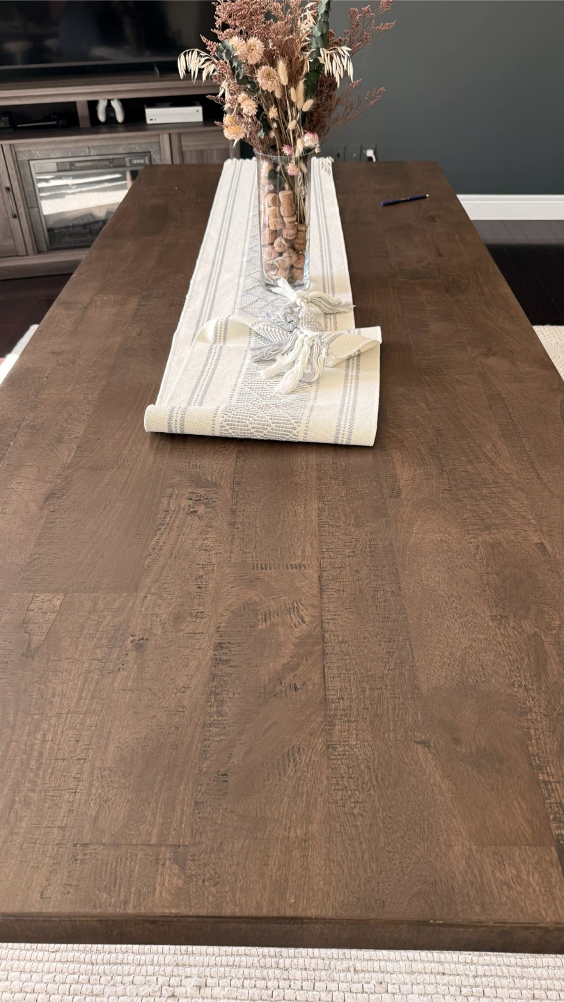 Dark Wood Dining Table - photo 2