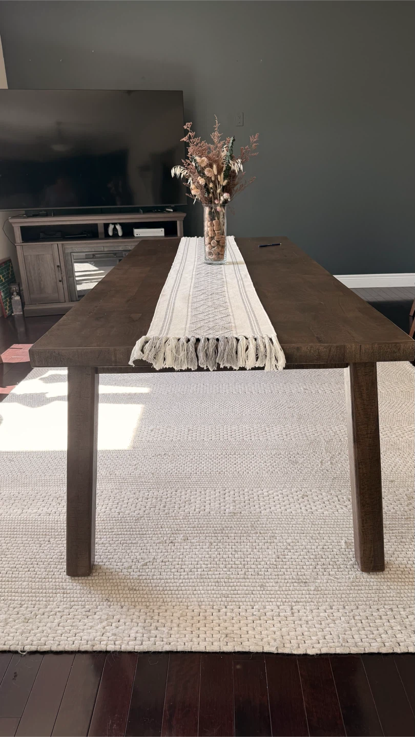 Dark Wood Dining Table - photo 3