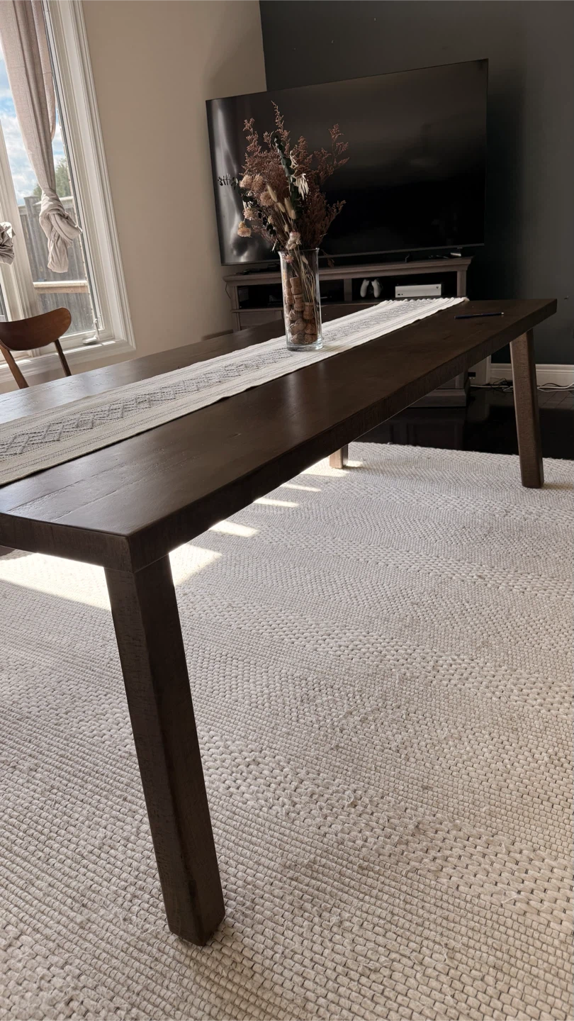 Dark Wood Dining Table - photo 4