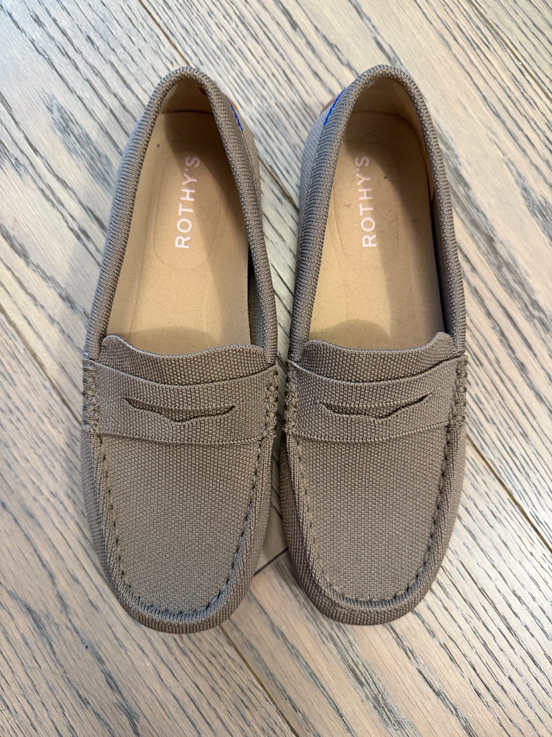 Rothy's The Loafer Flats Tan Knit Women's Size 7 - photo 3