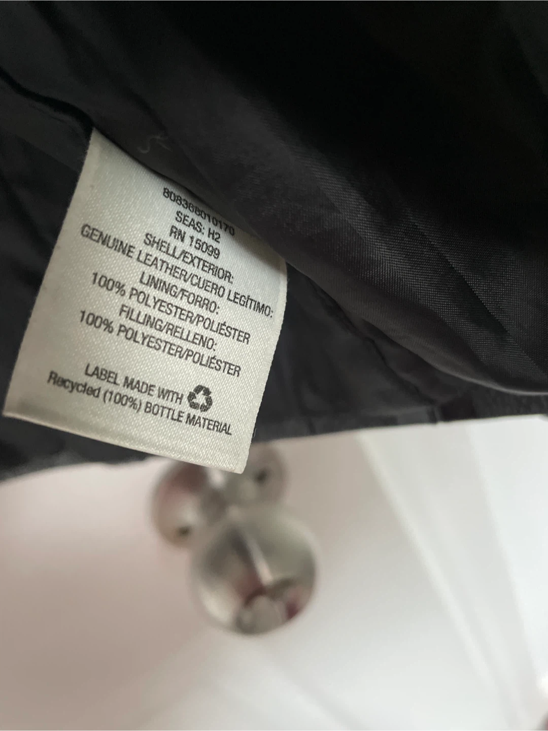 Covington Men's Black Genuine Leather Jacket - photo 2