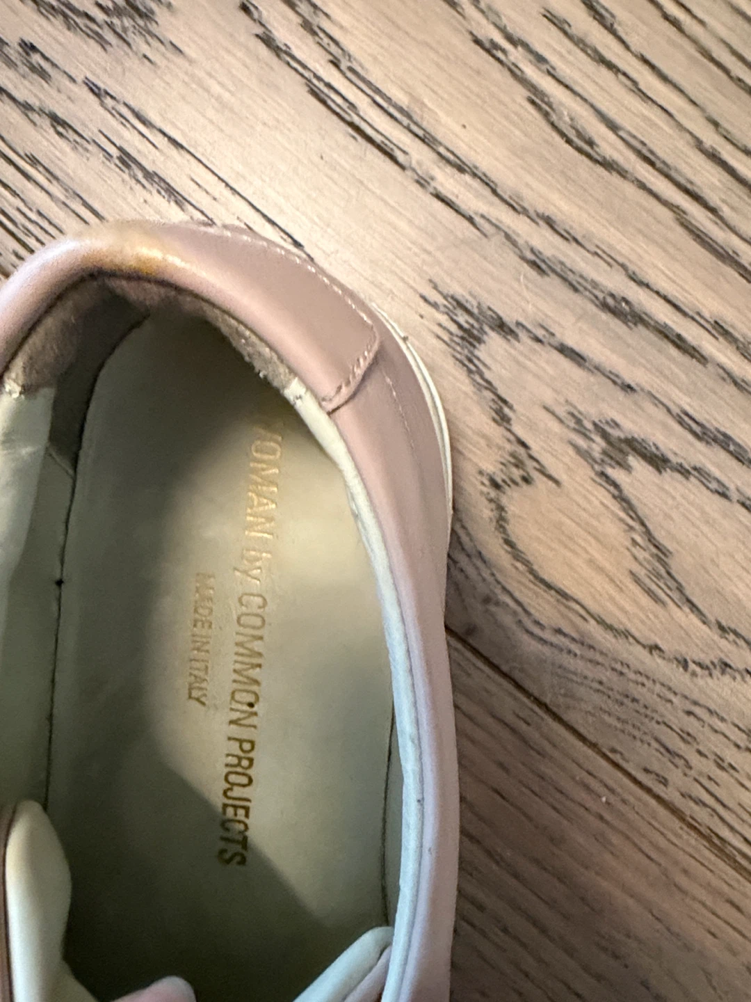 Common Projects Pink Leather Sneakers - photo 4