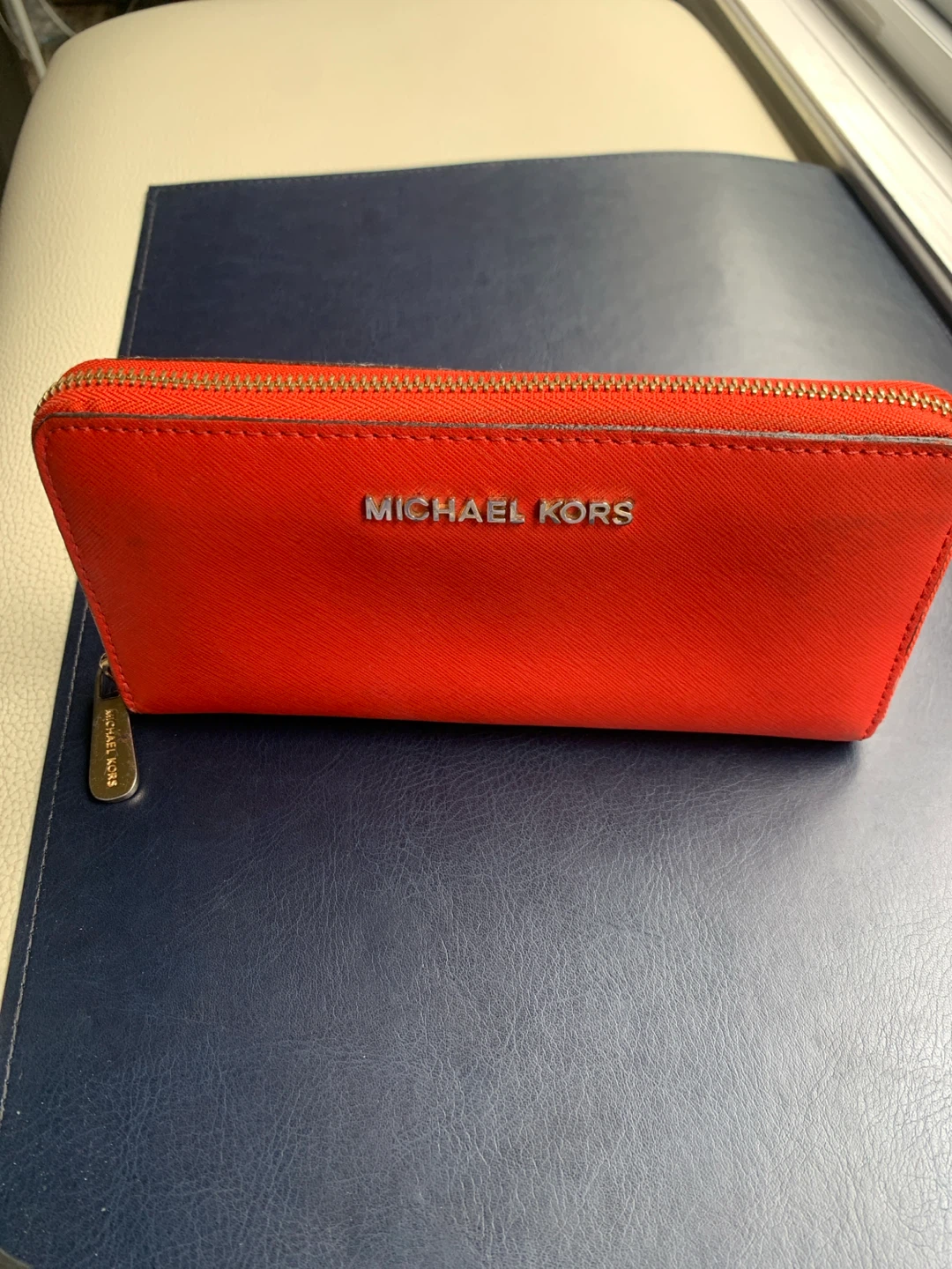 Michael Kors Red Zip Around Wallet - photo 2