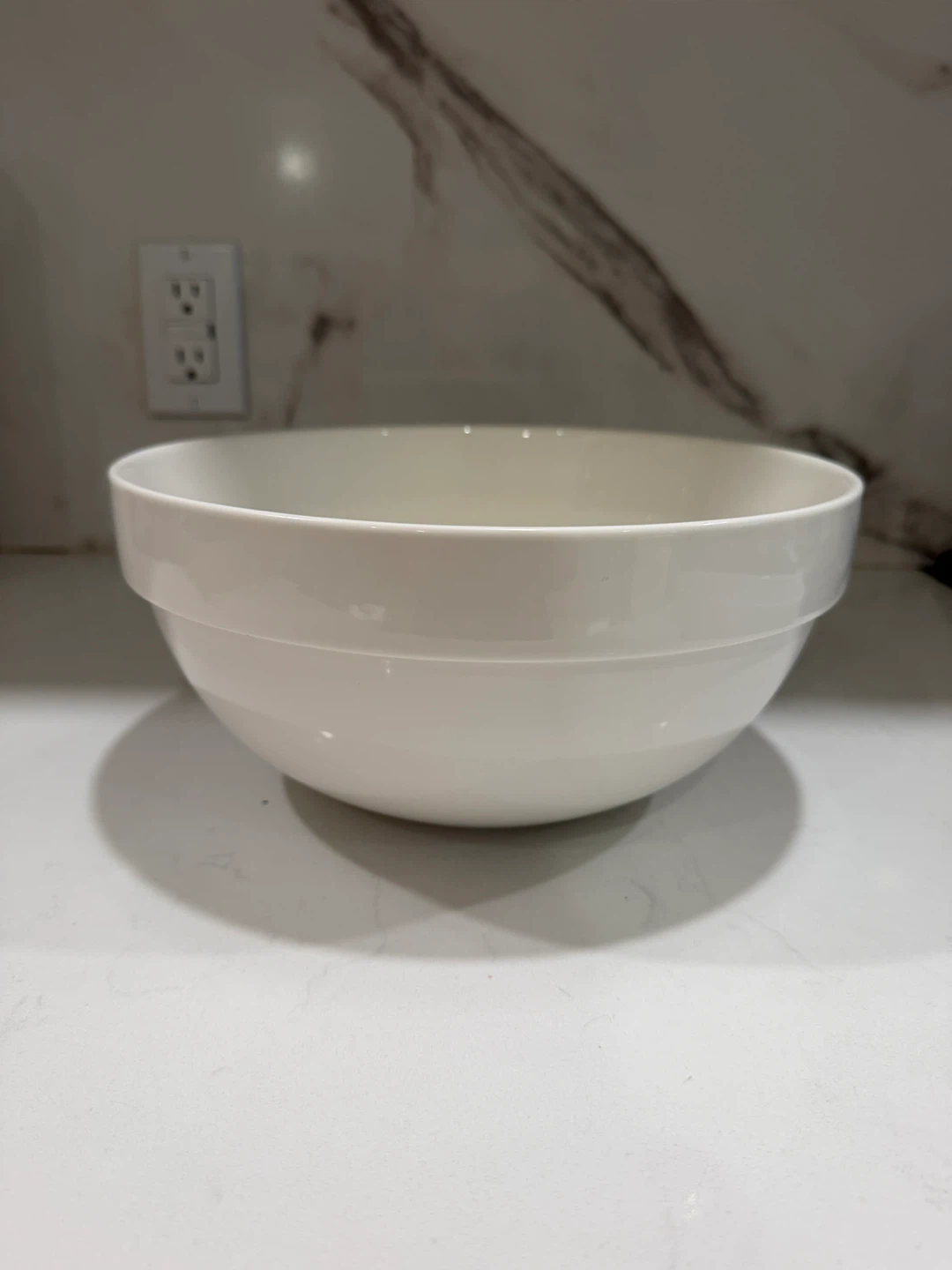 White Serving Bowl