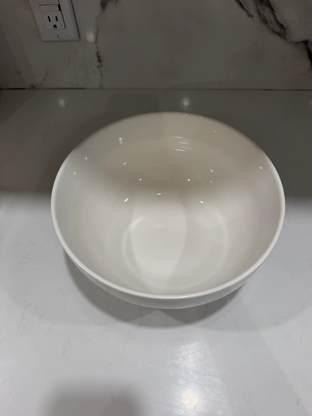White Serving Bowl - photo 2