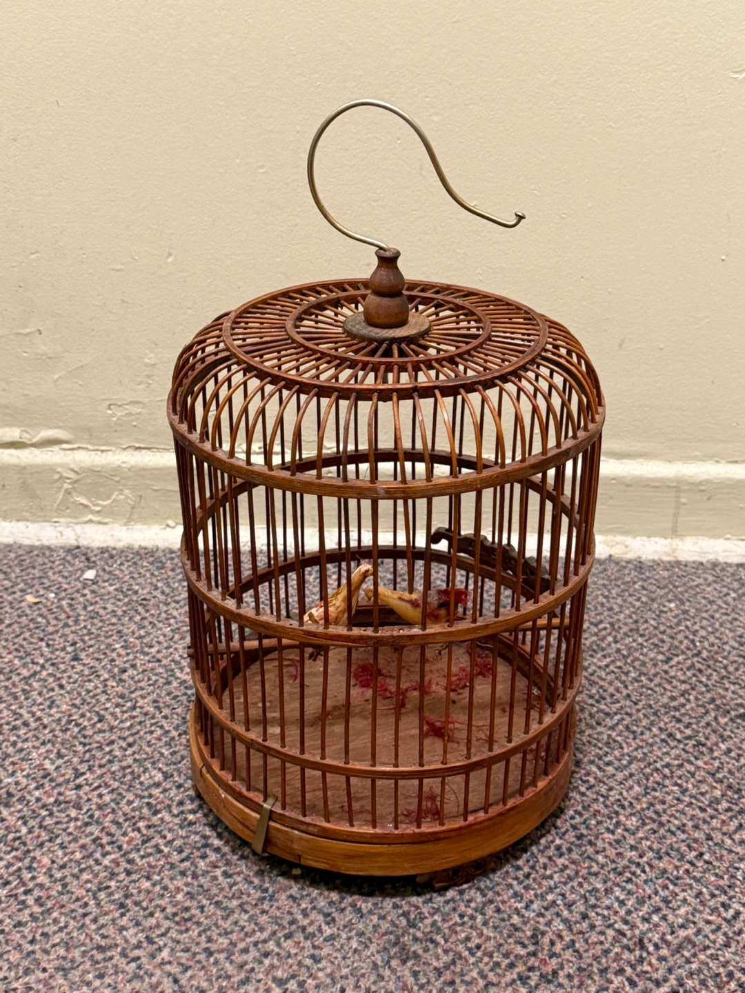 Vintage Bamboo Bird Cage