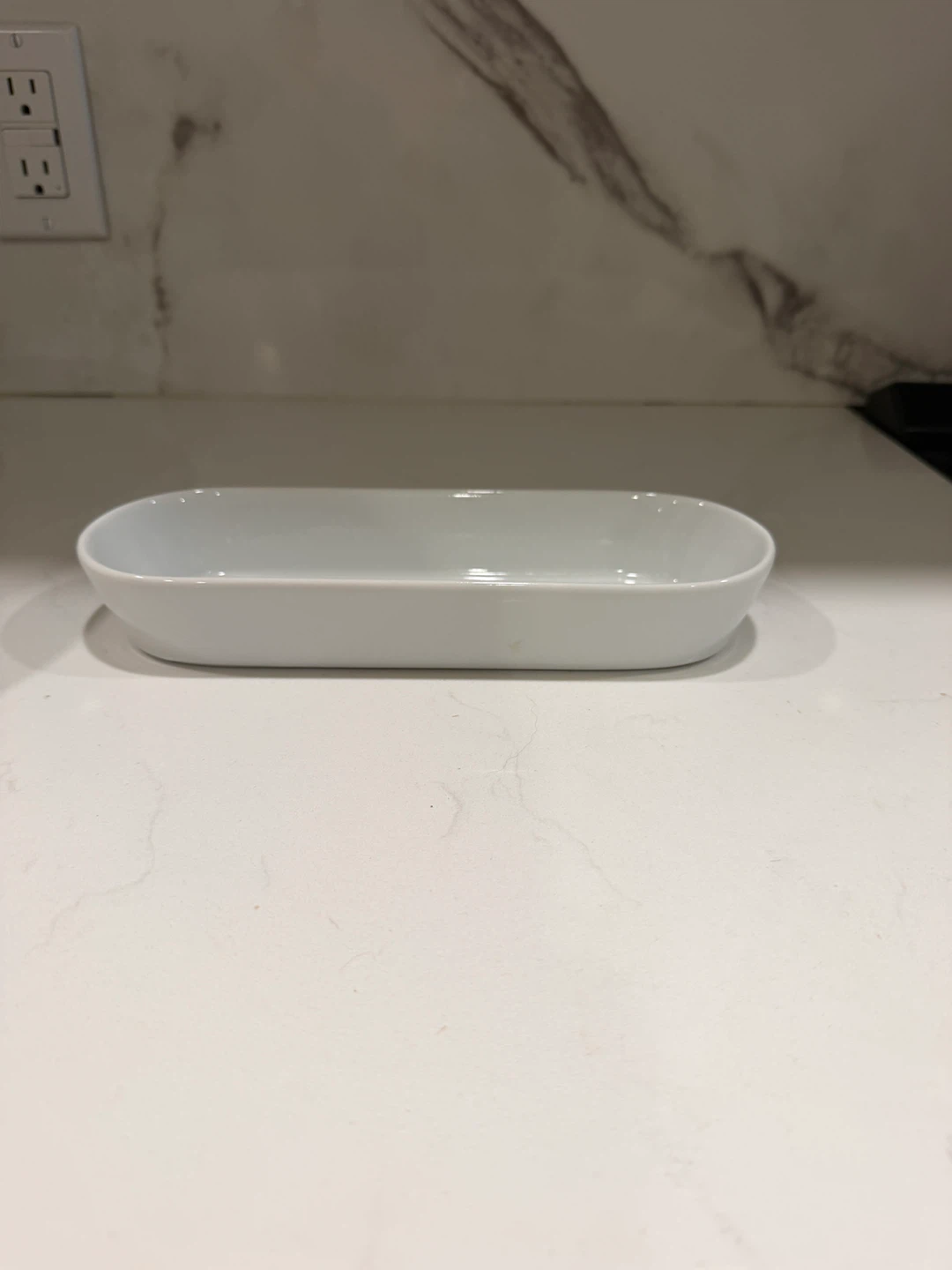 White Ceramic Serving Dish