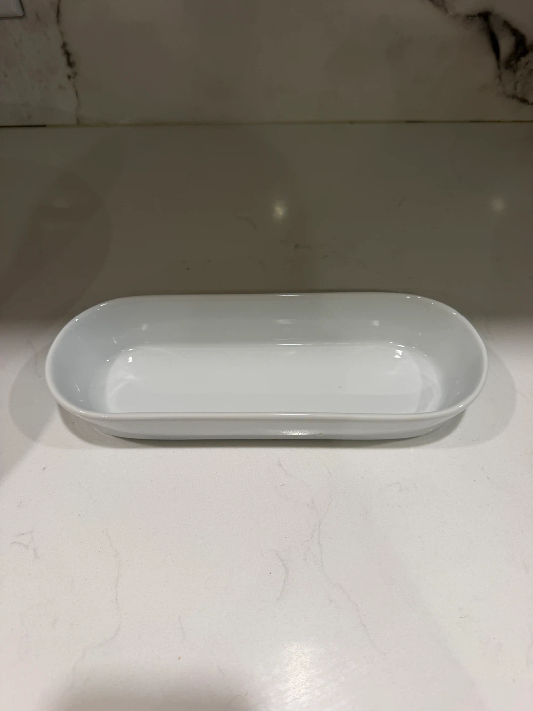 White Ceramic Serving Dish - photo 3