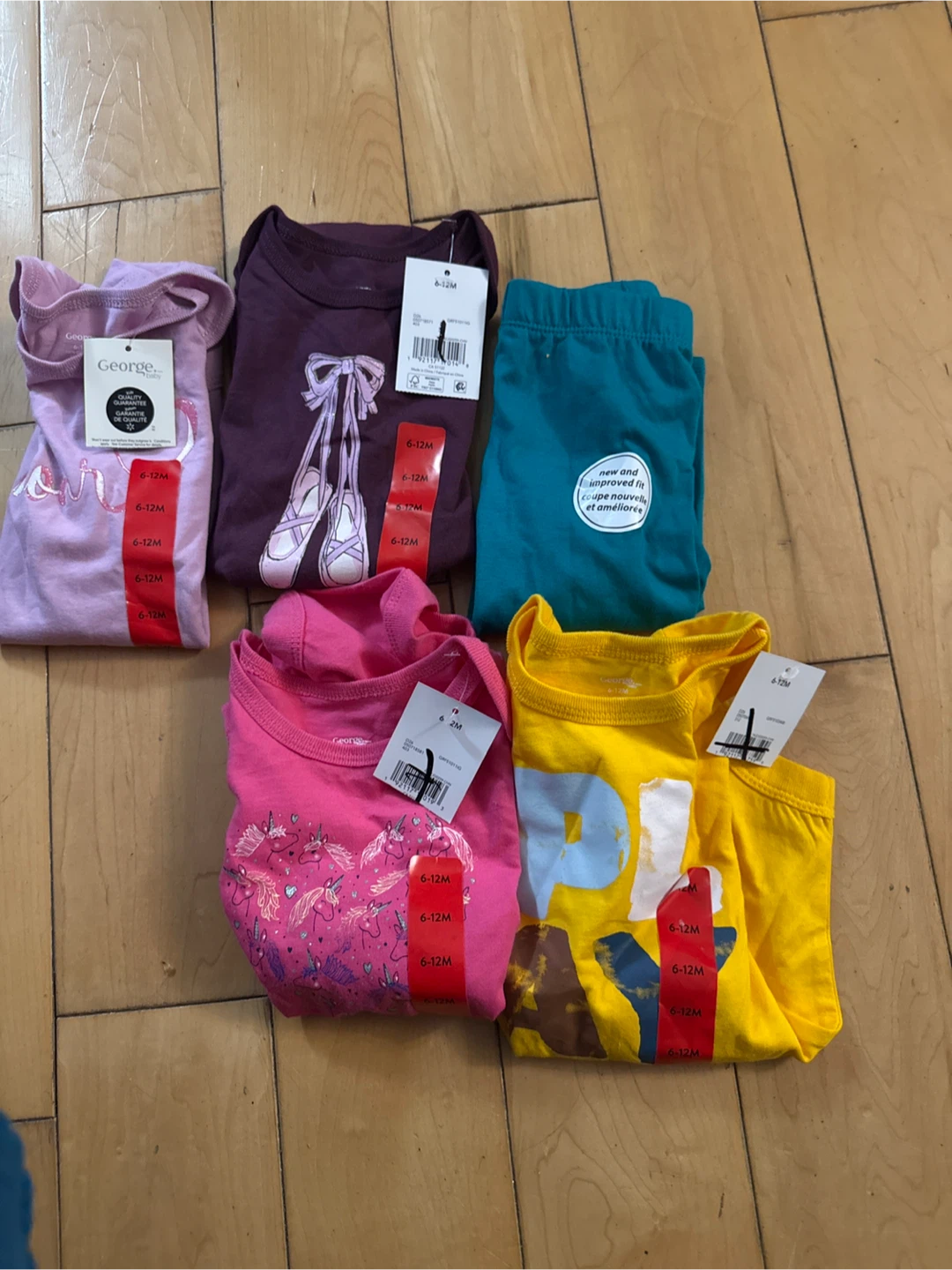 George. Baby Girls' 5-Piece Clothing Set