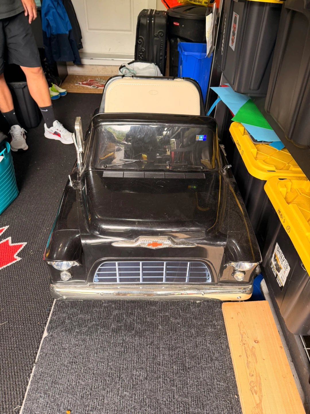 Black Chevrolet 3100 Ride-On Car - photo 2