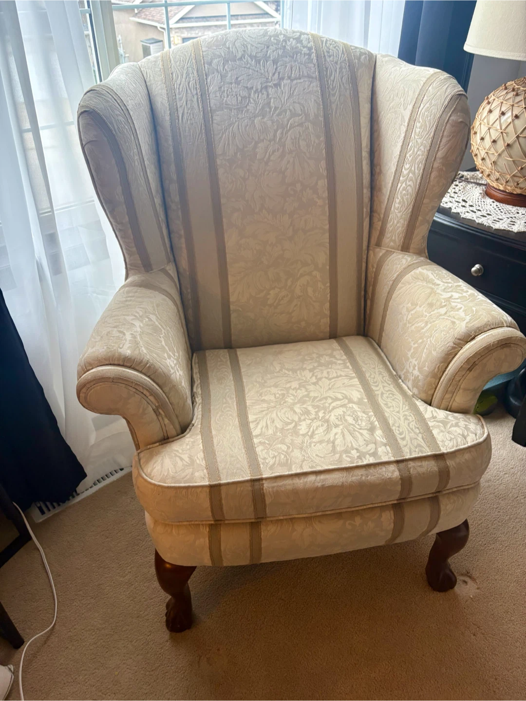 Vintage Wingback Armchair - photo 2