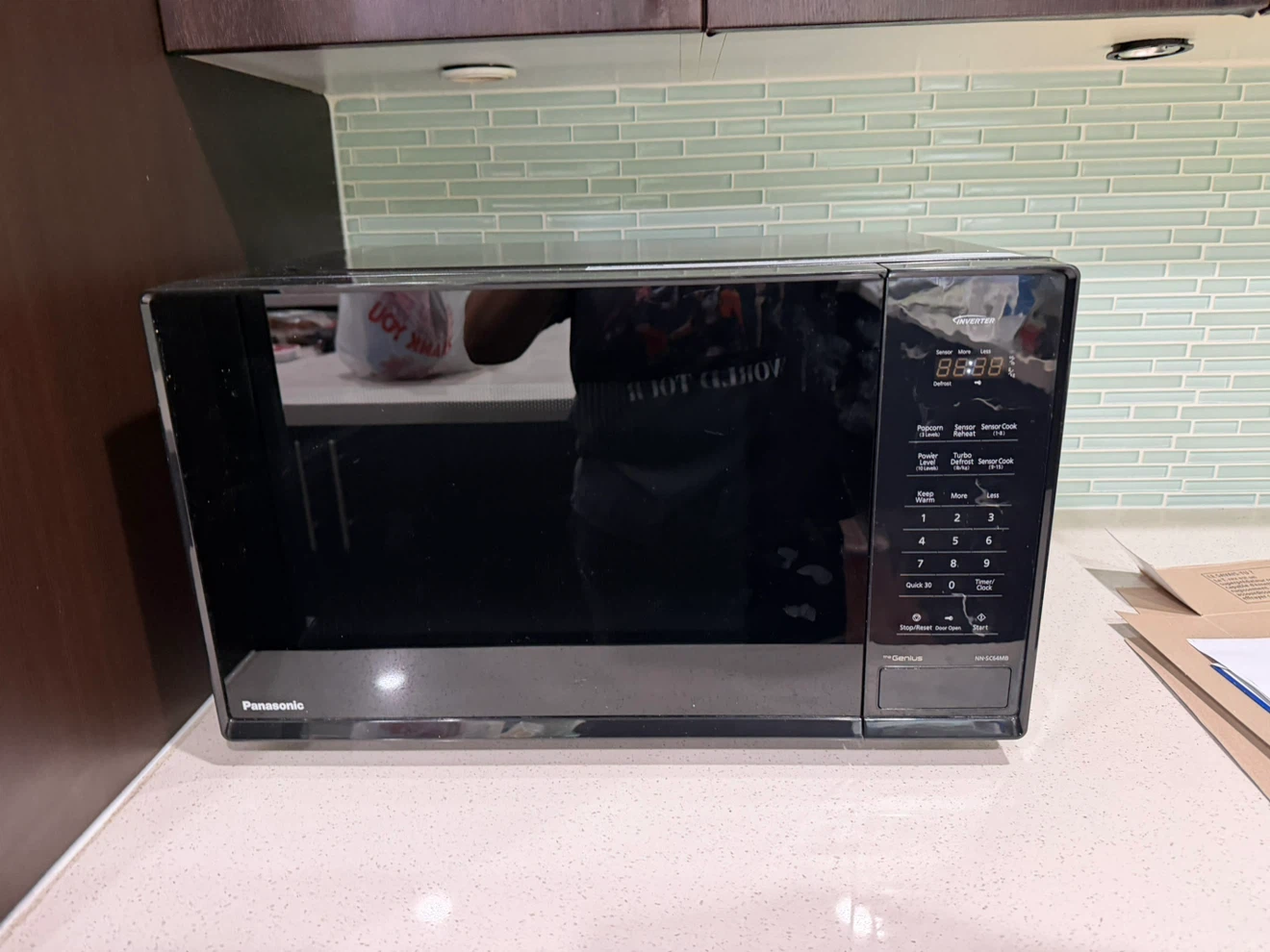 Panasonic 1.3 cu.ft. Inverter Microwave - Black - photo 3