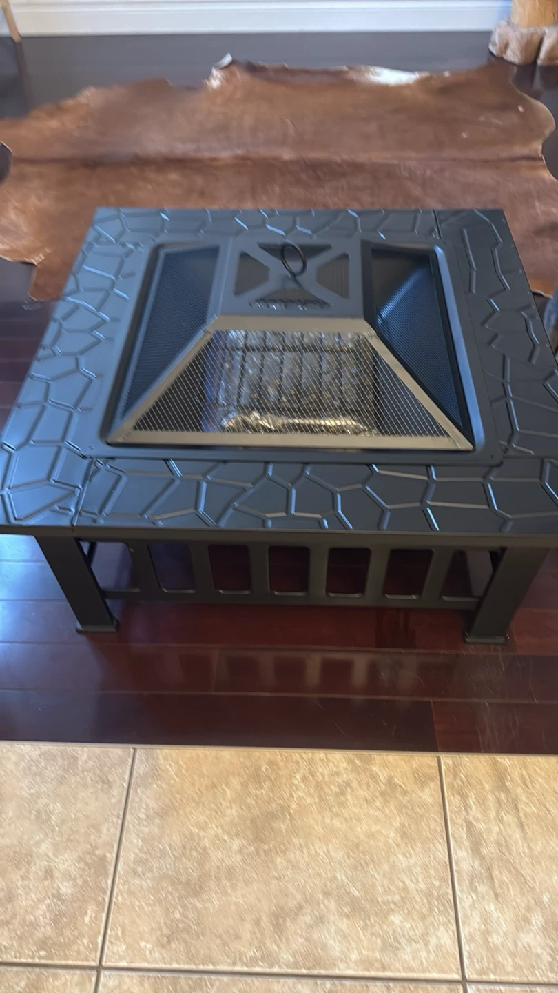 Black Metal Fire Pit