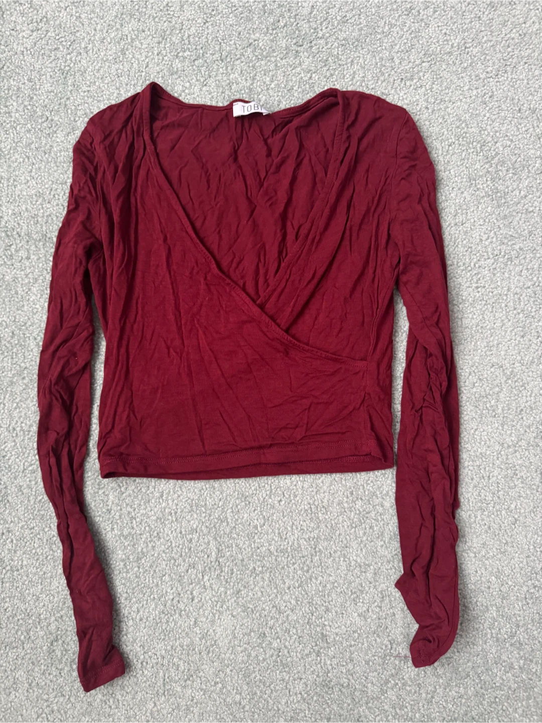 TOBI Wrap Top - small