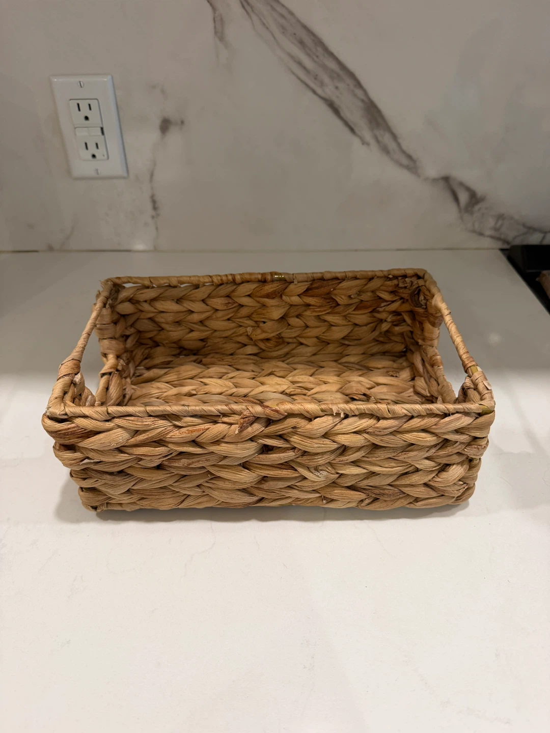 Woven Basket with Handles