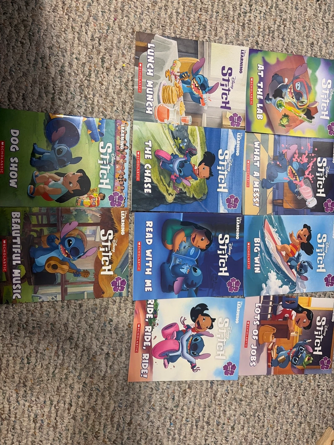 Disney Stitch Learning Library Book Set