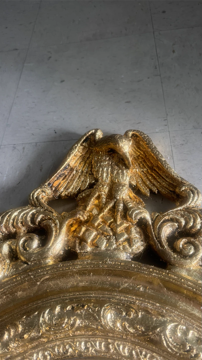 Antique Gold Eagle Mirror - photo 3