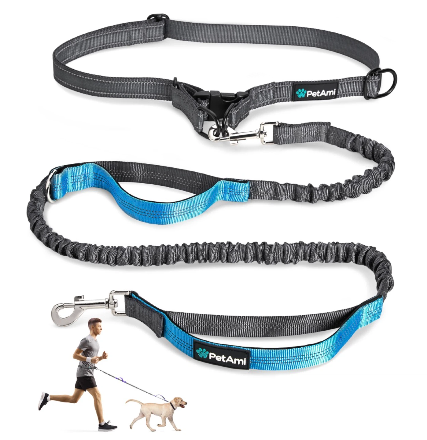 Hands-Free Bungee Dog Leash