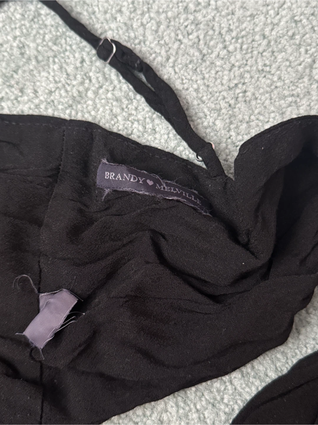 Brandy Melville Tie Back Crop Top - photo 3