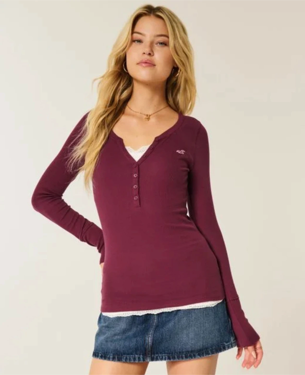 Hollister Icon Henley - photo 3